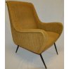 ANTICA POLTRONA IMBOTTITA Senior DESIGN Marco Zanuso anni 50 SEDIA OLD CHAIR
