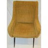 ANTICA POLTRONA IMBOTTITA Senior DESIGN Marco Zanuso anni 50 SEDIA OLD CHAIR