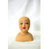 ANTICA TESTA BAMBOLA EPOCA TESTINA GESSO DOLL HEAD HANDMADE GYPSUM PRIMI '900