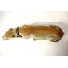 ANTICA STATUA SCULTURA CERAMICA BISCUIT LIBERTY FIGURA CANE LEVRIERO FINE ART