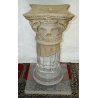 PIEDISTALLO COLONNA DORICA PLEXIGLASS CAPITELLO CORINZIO anni 70 VINTAGE TAVOLO