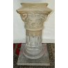 PIEDISTALLO COLONNA DORICA PLEXIGLASS CAPITELLO CORINZIO anni 70 VINTAGE TAVOLO