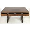 SCRIVANIA STUDIO DESIGN VINTAGE DESK CABINET ANNI 60 MOBILE ROBUSTA 4 CASSETTI 