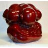 GRANDE SCULTURA SUMOTORI DESIGN YOGI BUDDHA B CERAMICHE ROMANI MADE IN ITALY