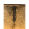 ANTICA CASSAPANCA NOCE LEGNO PLANCIA UNICA PANCA BAULE EPOCA 1800 OLD PIEMONTESE