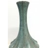 ANTICO VASO PIETRO MELANDRI TERRACOTTA VERDE ACQUA FIRMATO 1900 DESIGN SMALTATO 