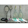 Lotto 4 RACCHETTE TENNIS SQUASH USATE EPOCA 80/90 Wilson MAXIMA JAGUAR DIMENSION