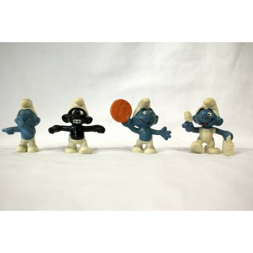 LOTTO 12 pz PUFFI  Personaggi SMURF FIGURES COLLECTION TOYS ANNI '70/'80 VINTAGE