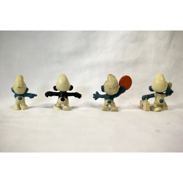 LOTTO 12 pz PUFFI  Personaggi SMURF FIGURES COLLECTION TOYS ANNI '70/'80 VINTAGE