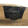 ANTICA CASSAPANCA NOCE LEGNO PLANCIA UNICA PANCA BAULE EPOCA 1800 OLD PIEMONTESE