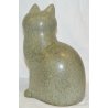 SCULTURA GATTO Lisa Larson Cat Grey GUSTAVBERGER STUDIO HAND Sweden 1975 CAT h21