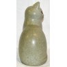 SCULTURA GATTO Lisa Larson Cat Grey GUSTAVBERGER STUDIO HAND Sweden 1975 CAT h21