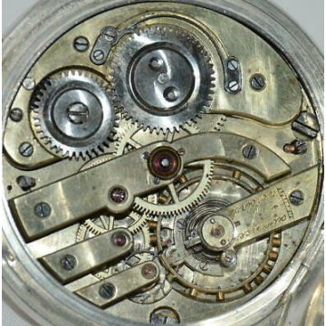 RARO ANTICO OROLOGIO TASCA Paul Moser ARGENTO epoca 900 OLD SILVER POCKET WATCH