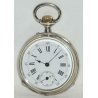 ANTICO OROLOGIO TASCA Cylindre 43 mm. ARGENTO epoca 900 OLD SILVER POCKET WATCH
