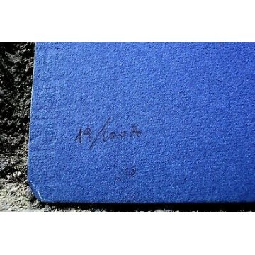 COPPIA LITOGRAFIA Max Kuatty COLORI FIRMATA RITRATTO ASTRATTO ARTE INFORMALE 900