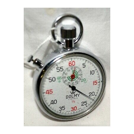 Cronometro DOLMY vintage manuale 50m 1/5 secondo sport football hockey epoca OLD