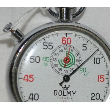 Cronometro DOLMY vintage manuale 50m 1/5 secondo sport football hockey epoca OLD