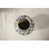 ANTICO INALATORE VASO CERAMICA ACME Hockins Inhaler BLU FLORAL DECORATIONS 1890