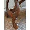 ANTICO TAVOLO FRATINO a LIRA legno NOCE EPOCA 800 cucina SALA TAVERNA OLD TABLE
