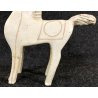 CAVALLINO FIRMATO GAMBONE ITALY DESIGN 1970 SCULTURA VOLUME CERAMICA FUTURISTA 