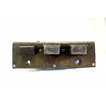 GRANDE ANTICA SERRATURA CHIAVISTELLO ferro battuto '800 PORTONE DOOR LOCK IRON