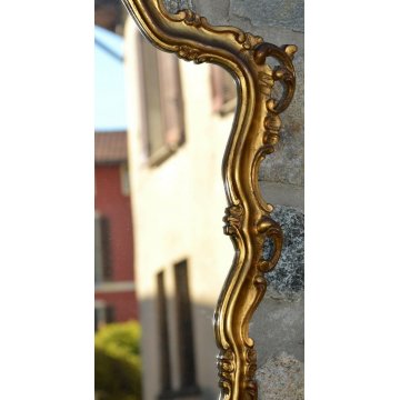 ANTICA SPECCHIERA Liberty CORNICE DORATA epoca 900 SPECCHIO OLD GOLDEN MIRROR