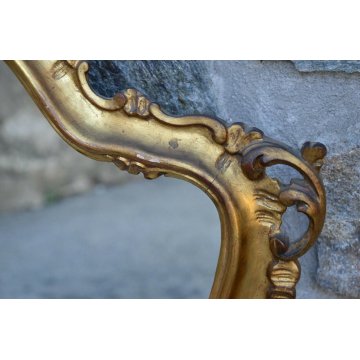 ANTICA SPECCHIERA Liberty CORNICE DORATA epoca 900 SPECCHIO OLD GOLDEN MIRROR