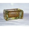ANTICO VASO POSACENERE ALFREDO BARBINI MURANO VAMSA V.A.M.S.A. GLASS ORO VETRO 