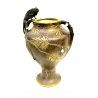 VASO BIANSATO ANFORA URNA CERAMICA CHAMALEON VASE Paul Dachsel Turn Teplitz 1906