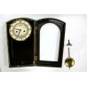 ANTICO OROLOGIO PENDOLO efbe MURO MECCANICO EPOCA 60/70 OLD WALL CLOCK PENDULUM