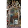 ANTICA SPECCHIERA LIBERTY 900 CORNICE SPECCHIO OLD GOLDEN MIRROR LEGNO QUADRO 