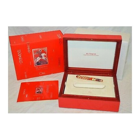 STILOGRAFICA Omas SAN GIORGIO SILVER 925 ENAMEL Limited Edition NEW FOUNTAIN PEN