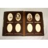 ANTICO ALBUM FOTOGRAFICO LIBERTY in PELLE  FAMILY PHOTO ALBUM BROWN LEATHER 1889