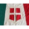 Bandiera Regno d'Italia con stemma Sabaudo