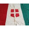 Bandiera Regno d'Italia con stemma Sabaudo