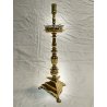Coppia di candelabri in ottone