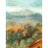 QUADRO SILVANO CASELLI FIRMATO PAESAGGIO CASA CAMPAGNA DIPINTO OLIO EPOCA ITALIA