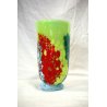 VASO Vetro artistico 033 SOFFIATO MURANO MURRINA DESIGN Imperio Rossi h 18 cm