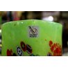 VASO Vetro artistico 033 SOFFIATO MURANO MURRINA DESIGN Imperio Rossi h 18 cm