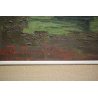 ANTICO QUADRO DIPINTO OLIO TELA Pino Pessina Da Castanedo PAESAGGIO LAGO ORTA 