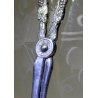 ANTICA GRANDE COPPA CRISTALLO FORBICI DENMARK HANS JENSEN UVA SCISSOR ARGENTO
