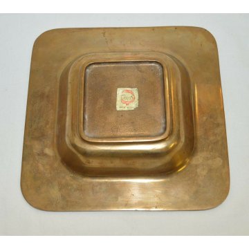 CENTROTAVOLA DESIGN ESA FREDIGOLLI POSACENERE VINTAGE BRONZO ESART ITALY 