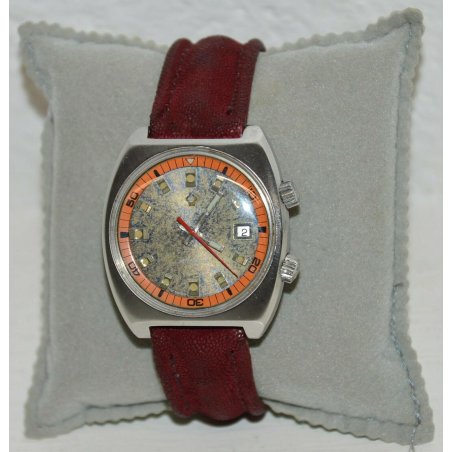 RARO ORFINA Golden Flame AUTOMATIC 484 orologio polso VINTAGE anni 70 OLD WATCH