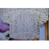 LAMPADARIO TRONCHI Toni Zuccheri VENINI  60 OLD ICE GLASS CHANDELIER corteccia