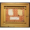 QUADRO DIPINTO OLIO TAVOLA Cozzi '80 IPERCROMATISMO ASTRATTO PAESAGGIO PERIFERIA