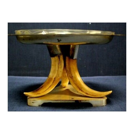 ALZATA  VITTORIANA 1800 VASO CORNO SILVER PLATED  Berliner Electro-Plated-Waren 