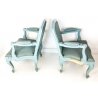 Coppia poltrone veneziane - 700/800