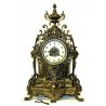 ANTICO OROLOGIO TAVOLO PARIGINA STILE IMPERO BRONZO DORATO ITALIA SUONERIA ORE