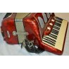 ANTICA FISARMONICA Galanti 120 BASSI EPOCA '900 STRUMENTO MUSICALE OLD ACCORDION