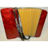 ANTICA FISARMONICA Galanti 120 BASSI EPOCA '900 STRUMENTO MUSICALE OLD ACCORDION